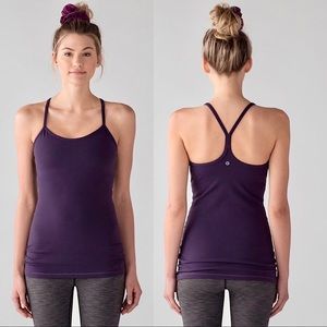 Lululemon Power Y Tank - dark purple